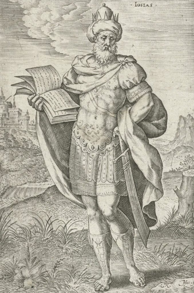 Josia, Johann Sadeler (I), after Crispijn van den Broeck, 1575