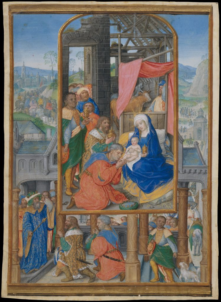 Manuscript Illumination with Adoration of the Magi [ca. 1515–25 Master of James IV of Scotland (probably Gerard Horenbout)] Courtesy THE MET