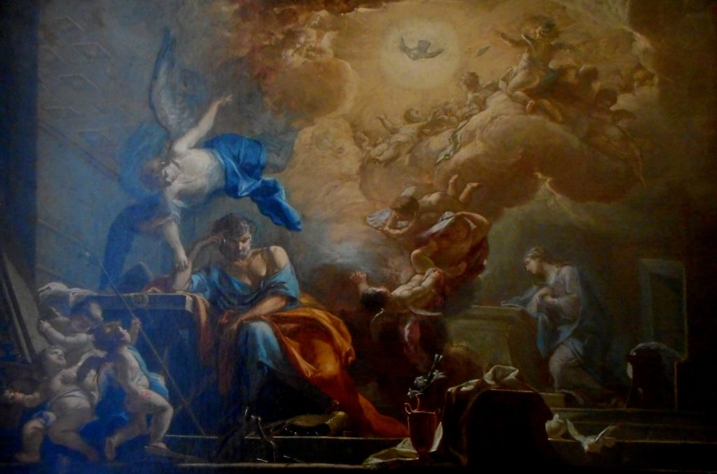 Saint Joseph's dream [by Giacinto Diana (PozzuoliNaples 1731-Naples 1803) - Duca di Martina Museum at Villa Floridiana in Naples]