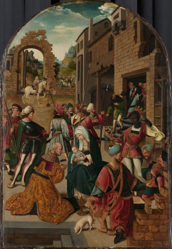 The Adoration of the Magi [Jacob Cornelisz van Oostsanen (workshop of), c. 1510 - c. 1515] Courtesy Rijksmuseum