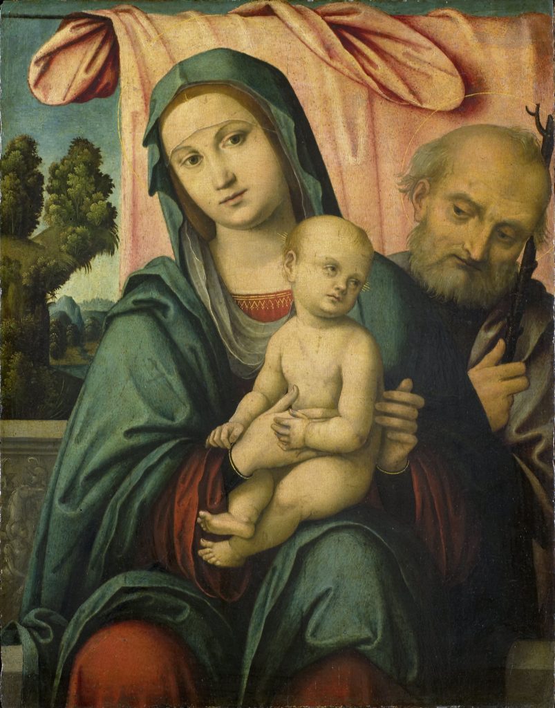 The Holy Family [Lorenzo Costa (attributed to), 1490 - 1510] Courtesy rijksmuseum