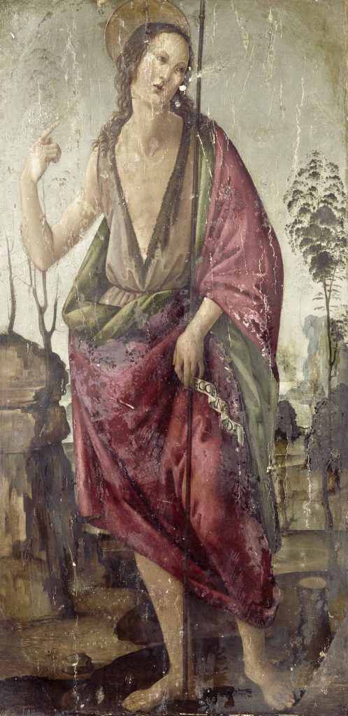 John the Baptist[Francesco Botticini (attributed to), 1470 - 1497](SK-A-3382)Courtesy Rijksmuseum
