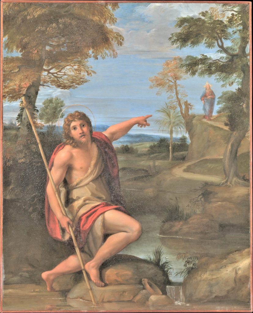 Saint John the Baptist Bearing Witness[ca. 1600 Annibale Carracci Italian](DP220449)Courtesy THE MET