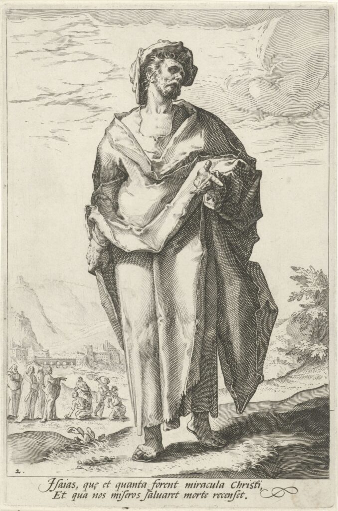 Jesaja, Jacob Matham (attributed to), after Hendrick Goltzius, 1589(RP-P-OB-27.265)Courtesy Rijksmuseum