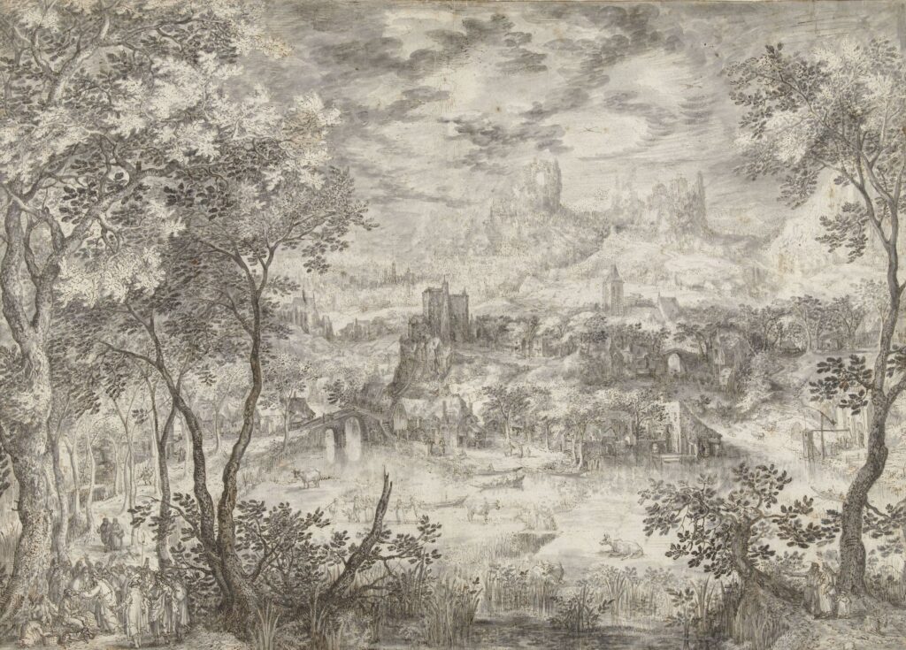 Landscape with the Healing of the Blind, David Vinckboons (I), 1601(RP-T-1948-390)Courtesy Rijksmuseum