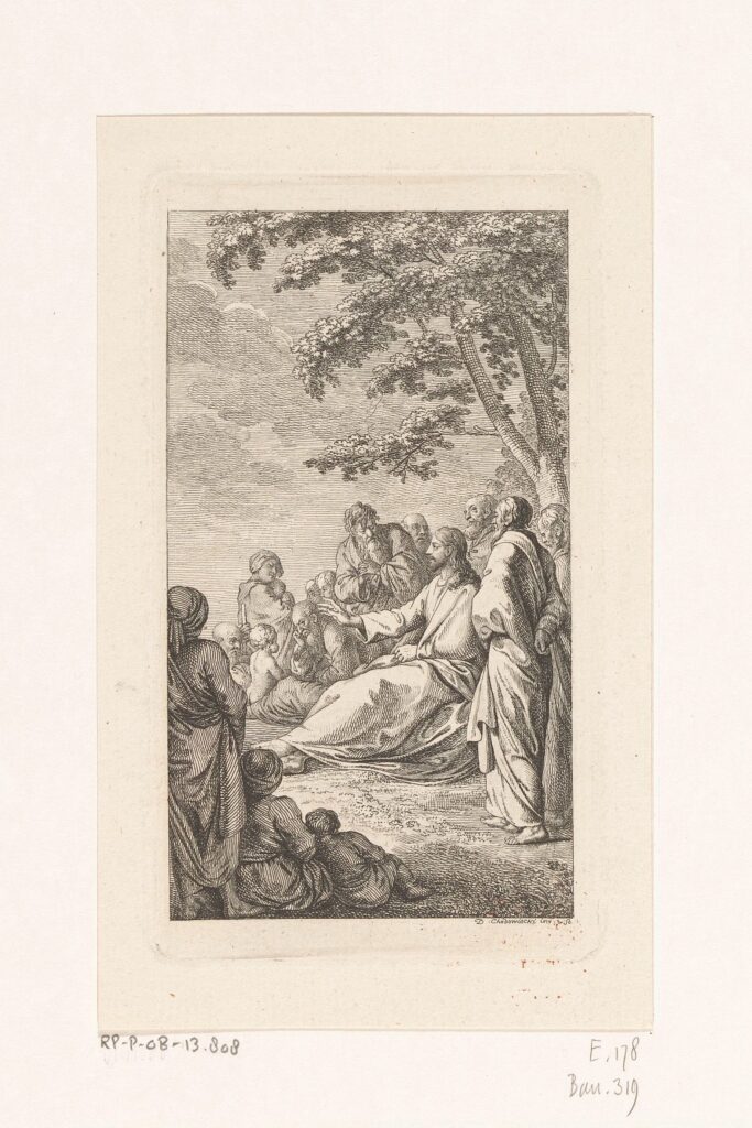 Bergrede van Christus, Daniel Nikolaus Chodowiecki, 1776(RP-P-OB-13.808)Courtesy Rijksmuseum