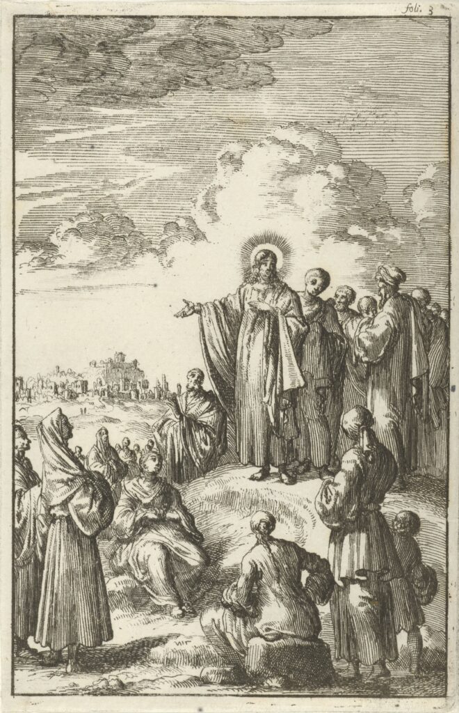 De Bergrede, Jan Luyken, 1684(RP-P-1896-A-19368-459)Courtesy Rijksmuseum