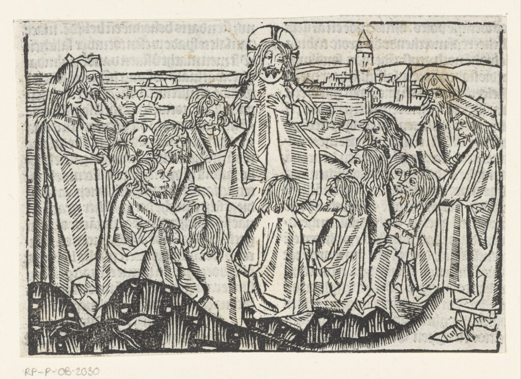 De bergrede, Master of Delft (attributed to), 1503(RP-P-OB-2030)Courtesy Rijksmuseum