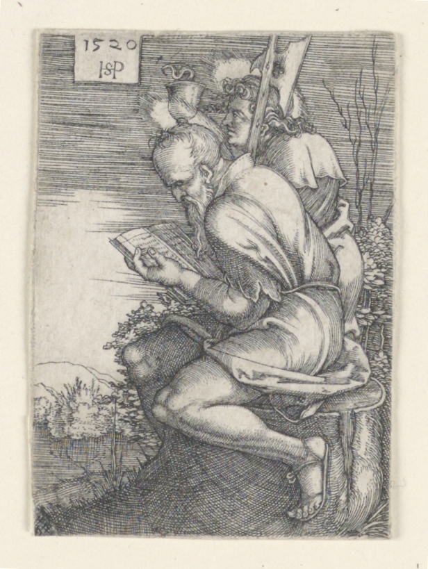 Saint Matthew and Saint John, Hans Sebald Beham, German, 1500–1550(CHSDM-C9064E0161722-000001)Courtesy Cooper Hewitt, Smithsonian Design Museum