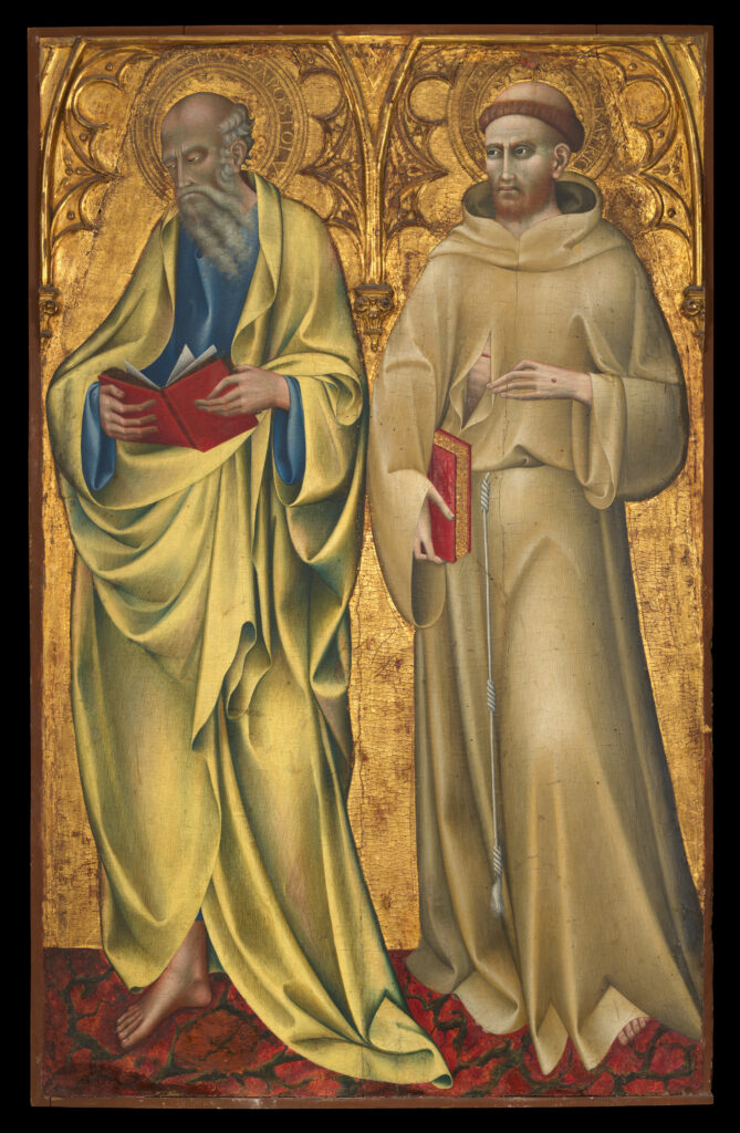 Saints Matthew and Francis,ca. 1435(DP-19499-001)Courtesy THE MET
