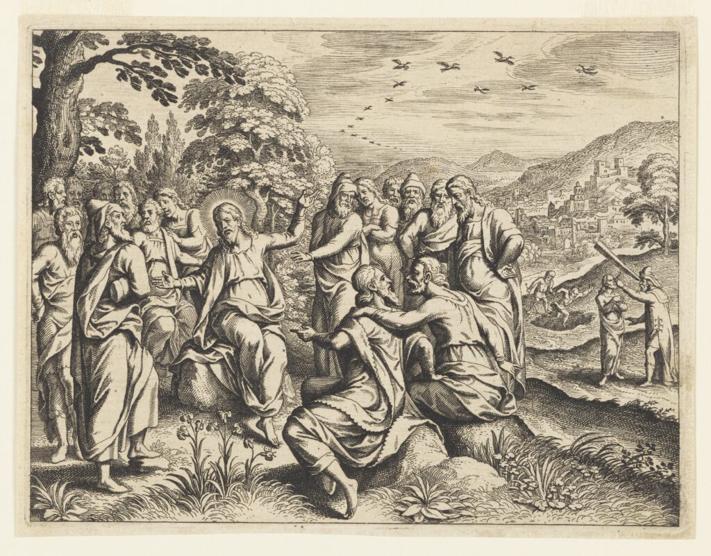 Sermon on the Mount, Michel Lasne, French, ca. 1590 - 1667(CHSDM-EE0861AE13EC2-000001)Courtesy Cooper Hewitt, Smithsonian Design Museum