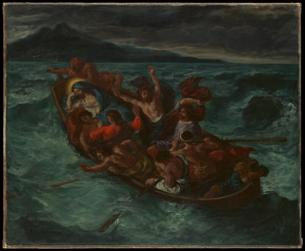 Christ Asleep during the Tempest ca. 1853 Eugène Delacroix French(DP-14343-001)Courtesy THE MET